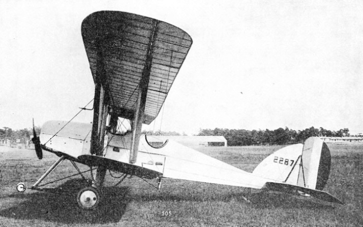 The RE5 was a TWO-SEATER TRACTOR BIPLANE which was used as a day bomber and for reconnaissance work