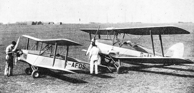 A SMALL SINGLE-SEATER BIPLANE the single-seater Currie Wot