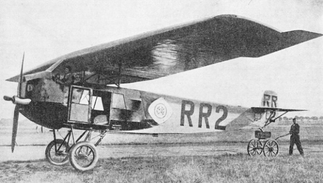 Fokker III early commercial cabin aeroplane