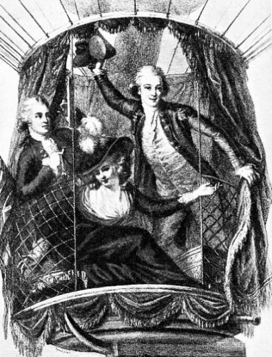 TWO PASSENGERS AND LUNARDI were to have been carried on the second ascent of Lunardi's second balloon in 1785