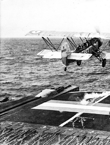 A TAKE-OFF FROM THE DECK OF HMS COURAGEOUS