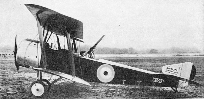 TWO GUNS WERE FITTED to the Sopwith 1½-Strutter