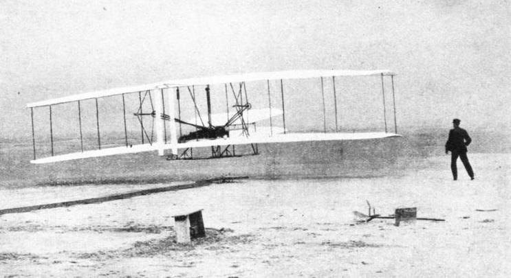 THE FIRST POWER-DRIVEN FLIGHT was made by Orville Wright