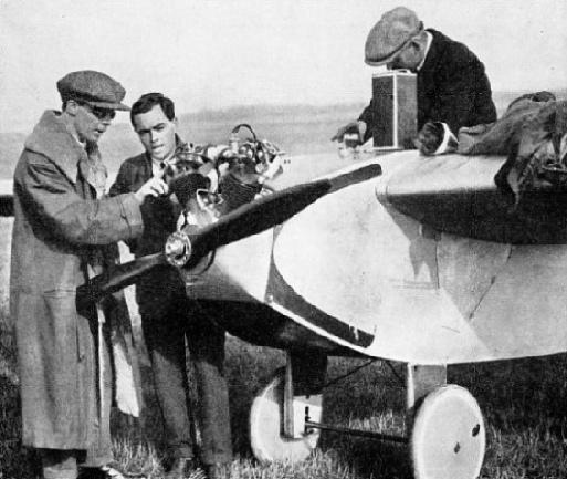 HINKLER’S BABY AVRO was a monoplane fitted with a second-hand thirty-five horse-power Green engine