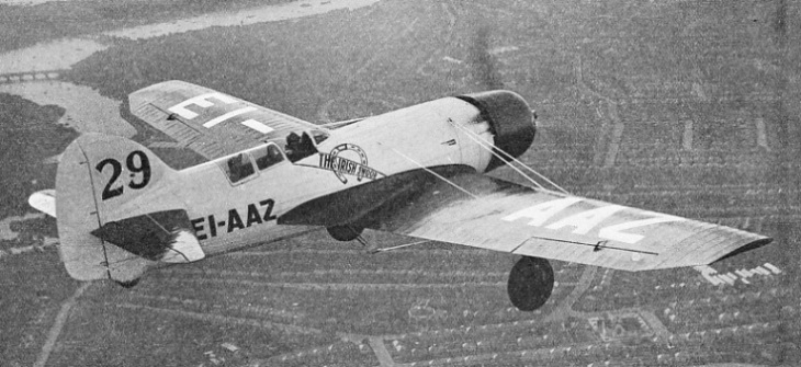 THE BELLANCA AEROPLANE USED BY JAMES MOLLISON for his New York to London flight