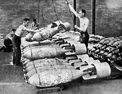 The R.A.F. keep their bombs safely stored away underground