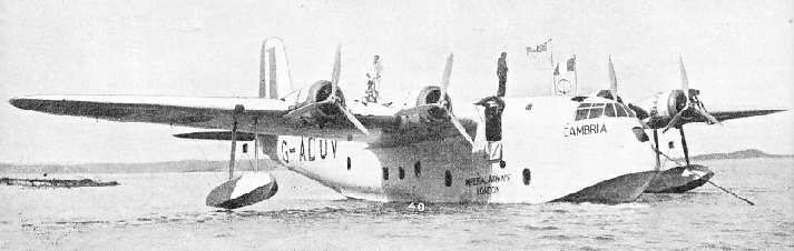 The Empire Flying boat Cambria