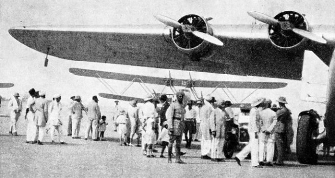 A SCENE AT KARACHI aerodrome