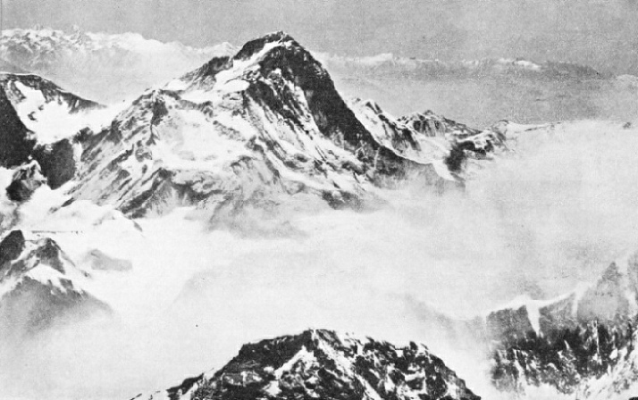 A view of the summit of Makalu (27,790 feet high), from a photograph taken by Lieut.-Col. L. V. S. Blacker 