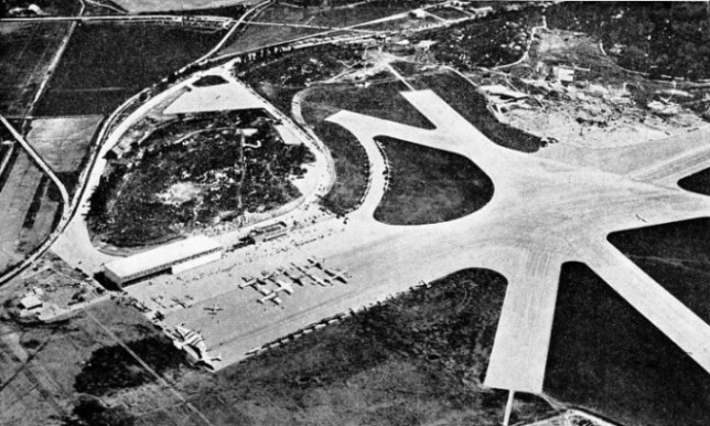 THE REBUILT AERODROME at Bromma, which is the airport of Stockholm