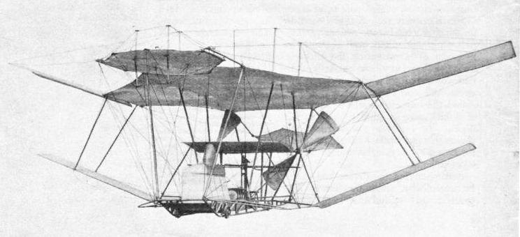 MODEL OF EXPERIMENTAL AEROPLANE built by Sir Hiram Maxim in 1894