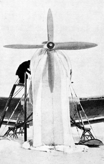 PREPARING A JUNKERS Ju 52 AIRCRAFT tor flight