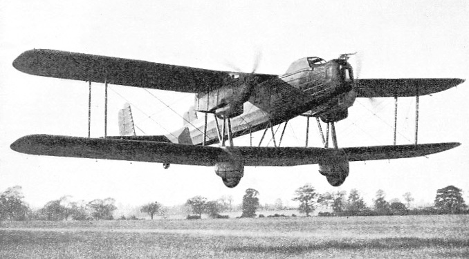 The Handley Page Heyford Mark II long-range night bomber