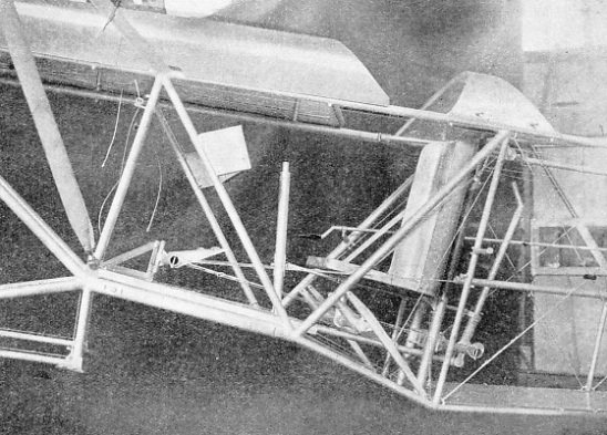 A WELDED-JOINT FUSELAGE is used on the Fokker C 5 military biplane