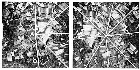 RADIAL TRIANGULATION can be used to yield reasonably accurate planimetry of moderately flat country from a series of air photographs
