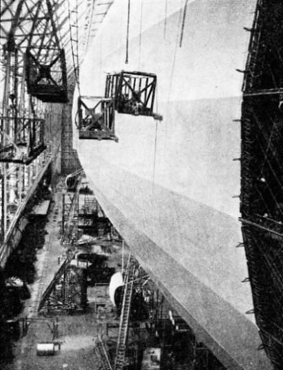 THE OUTER COVERING of an airship