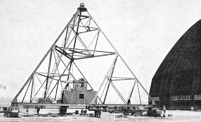 Mobile Mast Used at Lakehurst, New Jersey, USA