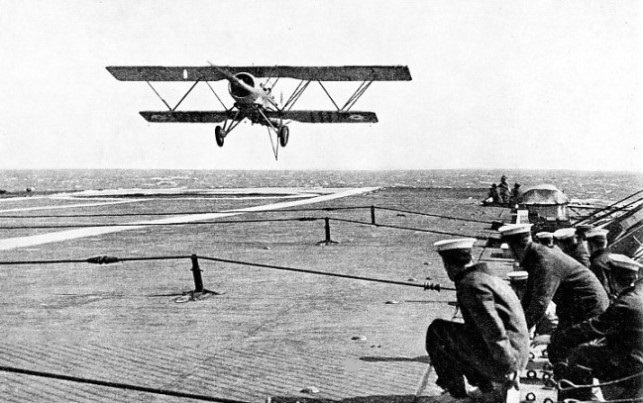 The system in use today for bringing and aeroplane to rest after landing on an aircraft carrier.