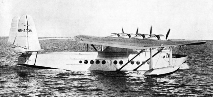 This clipper made a flight from Miami to the Virgin Islands and back in seventeen and a quarter hours early in 1935