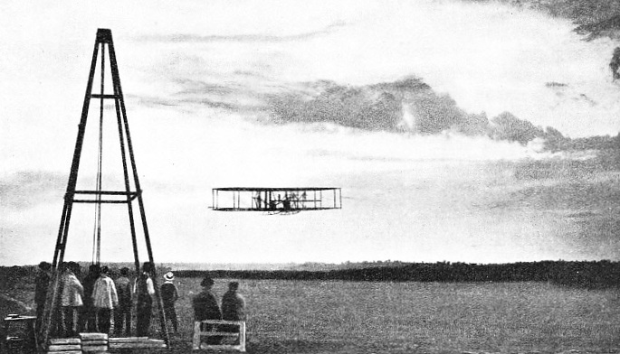 THE FIRST OFFICIAL FLIGHT OF MORE THAN ONE HOUR was made by Wilbur Wright in 1908